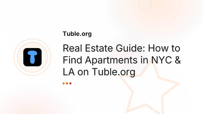 Apartments NYC & Los Angeles: Rent & Buy Guide | Tuble.org