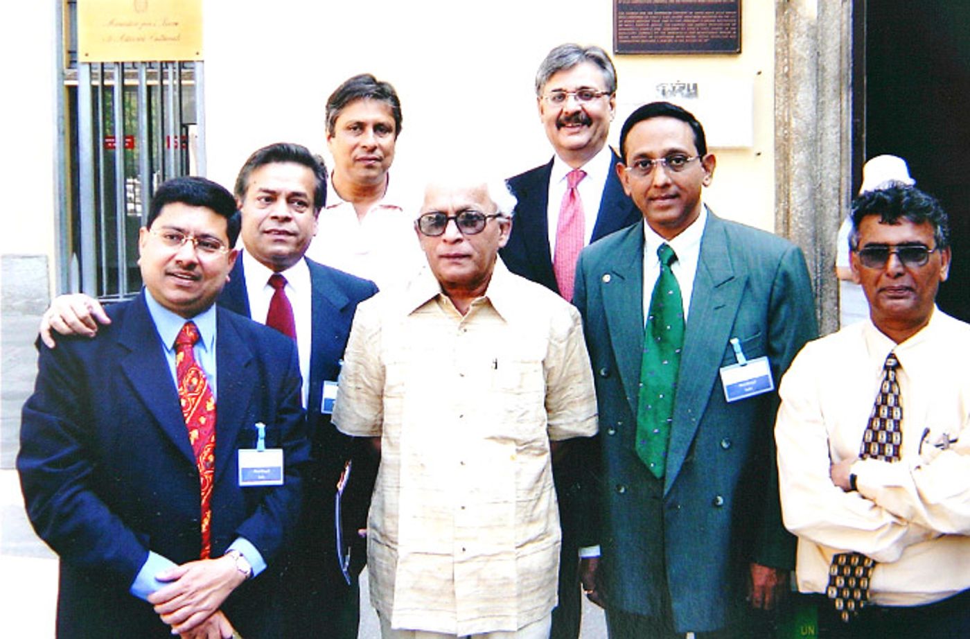 With an Indian delegation in Italy