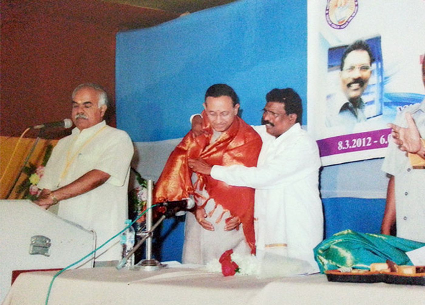 Felicitated by the Malaysian Tamil association