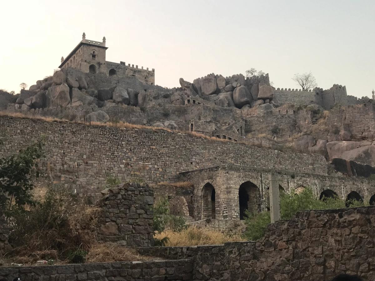 The Golconda fort!