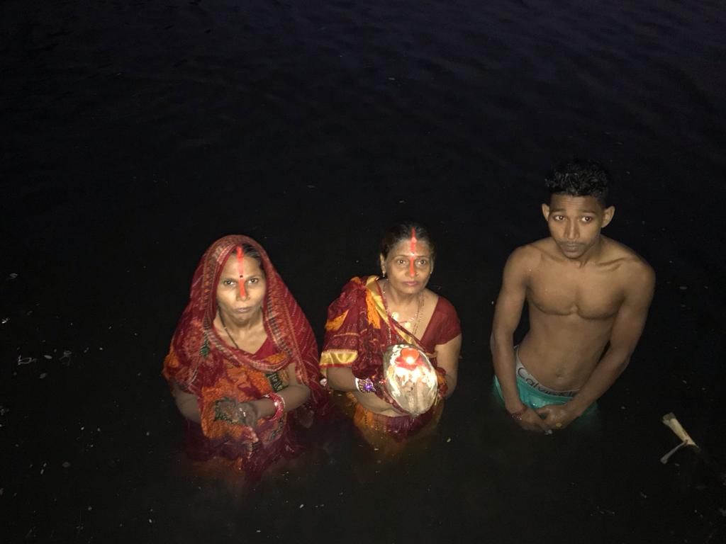 Chhat Puja at Rabindra Sarovar Lakes 2019