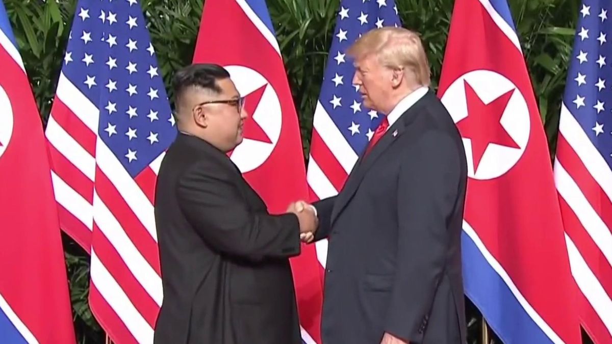 The handshake that shook the world!