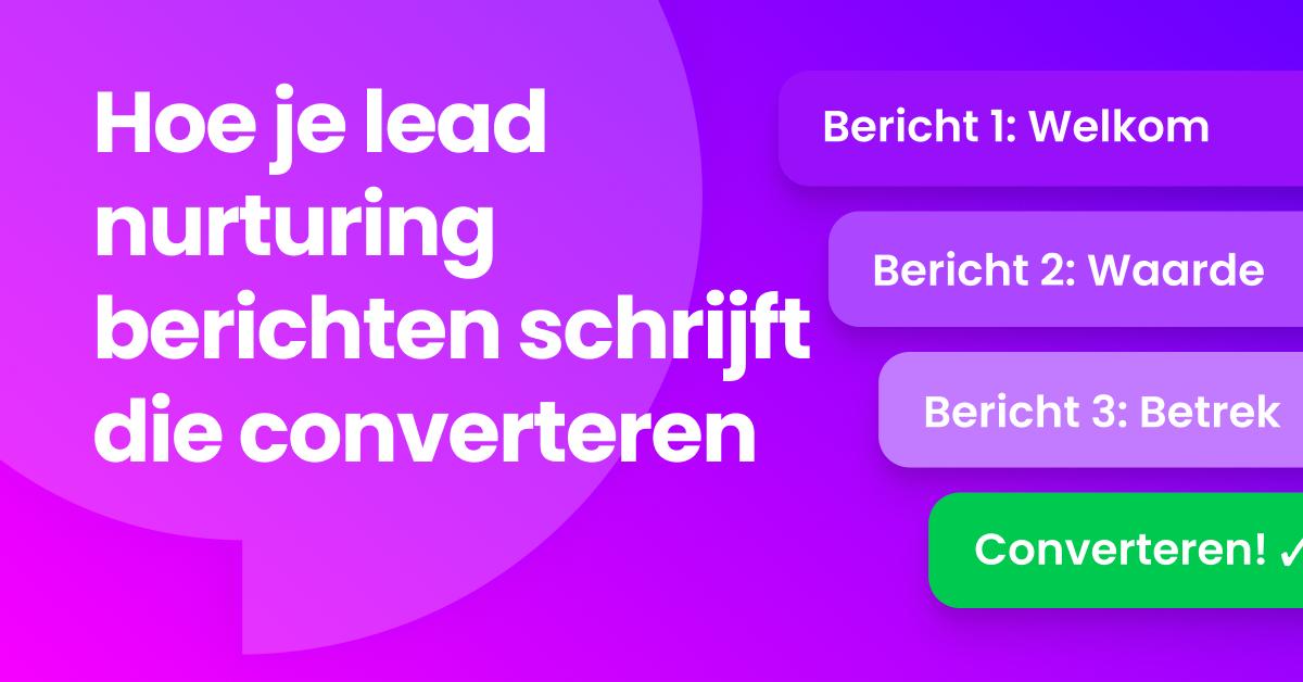 Werkstroom voor een lead nurturing sms-campagne met geautomatiseerde berichten die leiden tot klantconversies.