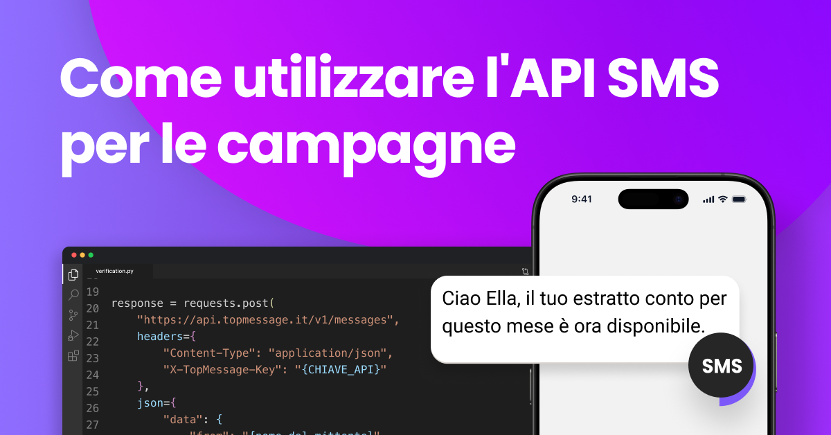  Come utilizzare l'API SMS per le campagne di marketing | TopMessage