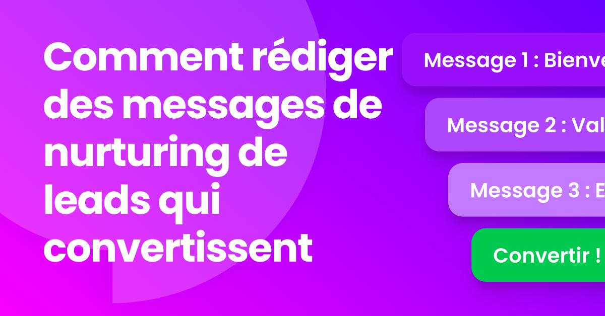 Flux de travail d’une campagne SMS de fidélisation des prospects illustrant les messages automatisés qui génèrent des conversions clients.