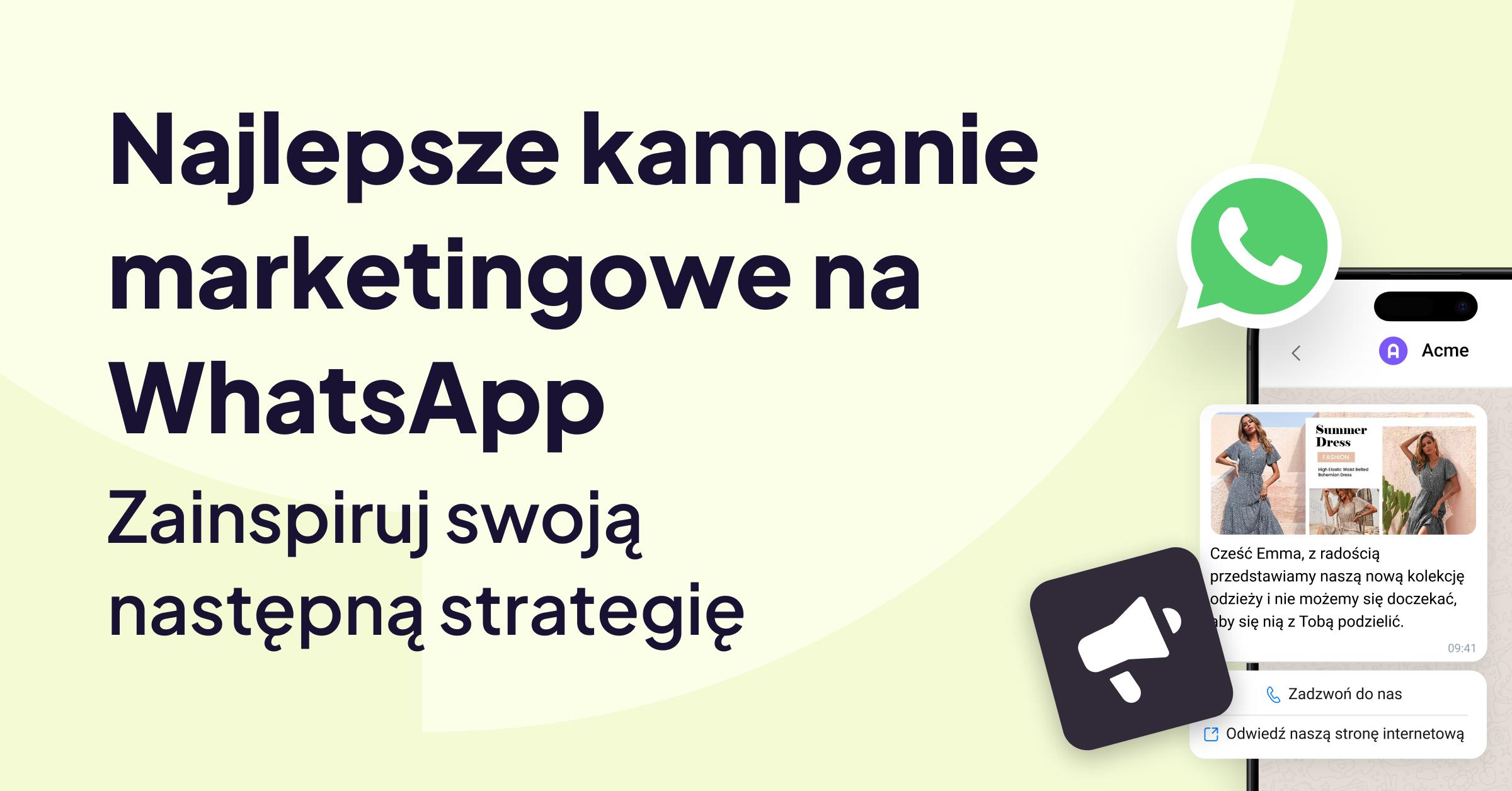 Ikona WhatsApp promująca najlepsze kampanie marketingowe WhatsApp i przykłady udanych kampanii WhatsApp.