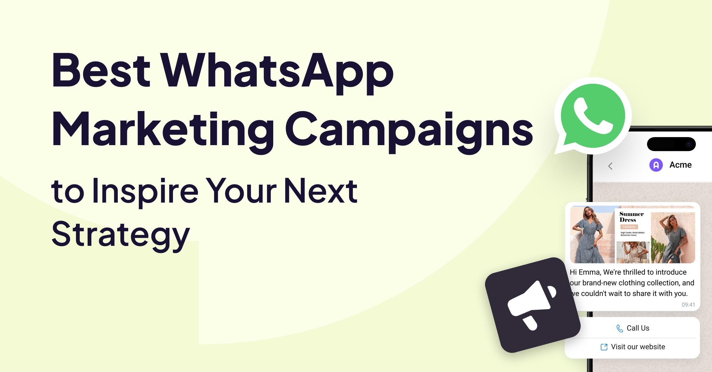  WhatsApp icon, promoting best WhatsApp marketing campaigns and successful WhatsApp campaign examples.