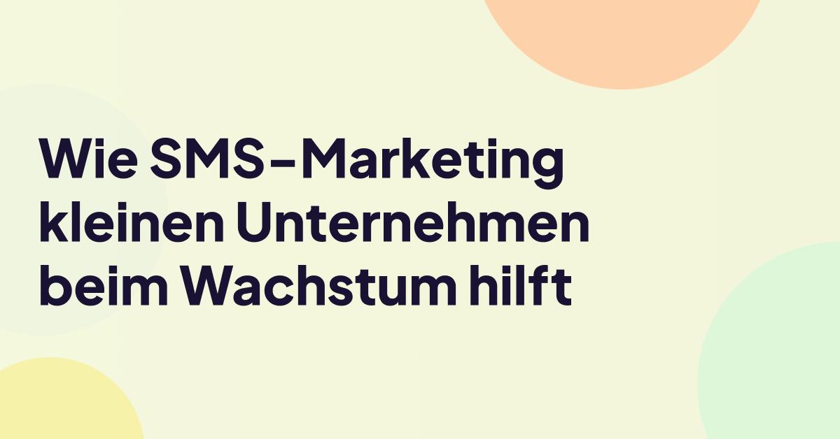 Illustration für einen Artikel über SMS-Marketing für kleine Unternehmen mit dem Titel „Wie SMS-Marketing kleinen Unternehmen beim Wachstum hilft“