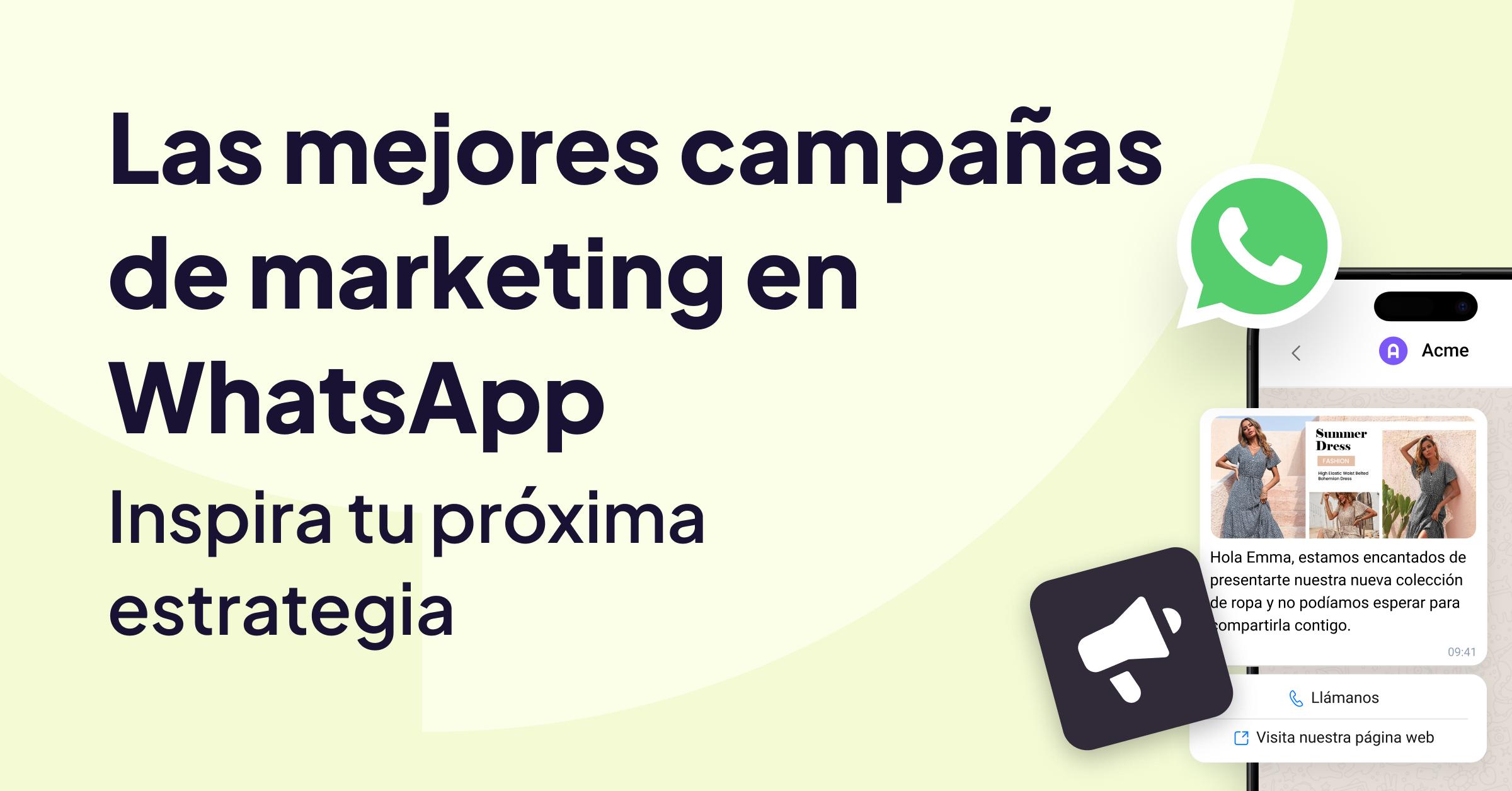 Ícono de WhatsApp que promueve las mejores campañas de marketing por WhatsApp y ejemplos de campañas exitosas de WhatsApp.
