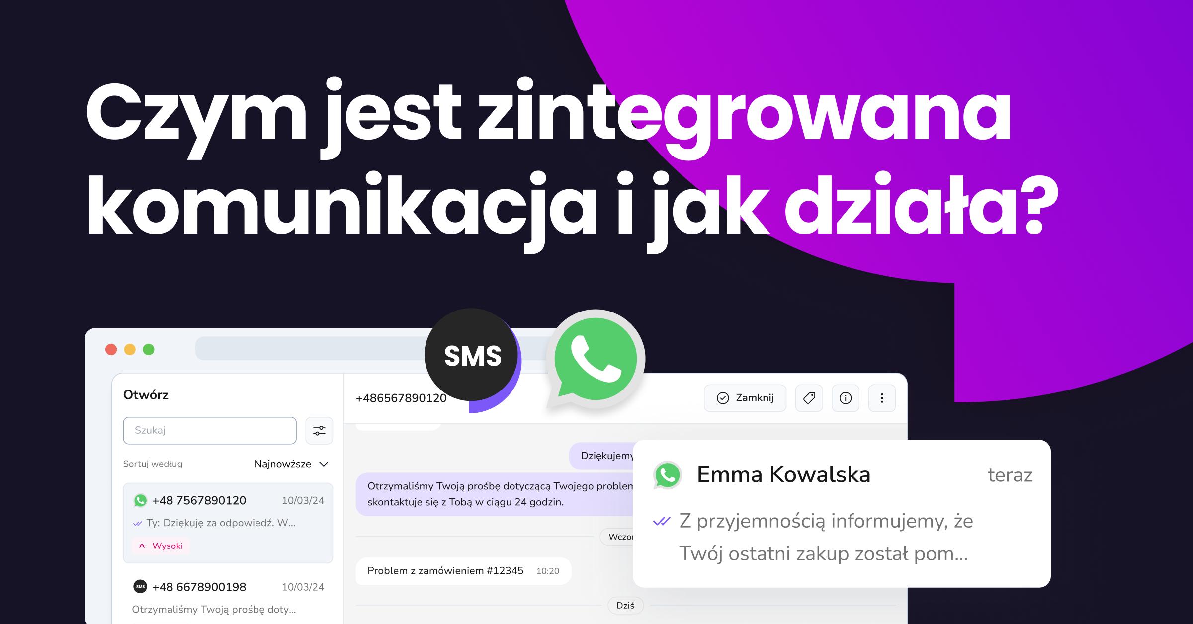 Ikony przedstawiające osoby wymieniające się wiadomościami pod tytułem „Czym jest ujednolicona komunikacja i jak działa ujednolicona komunikacja”