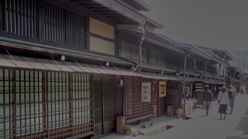Historic merchant street in Takayama, Gifu