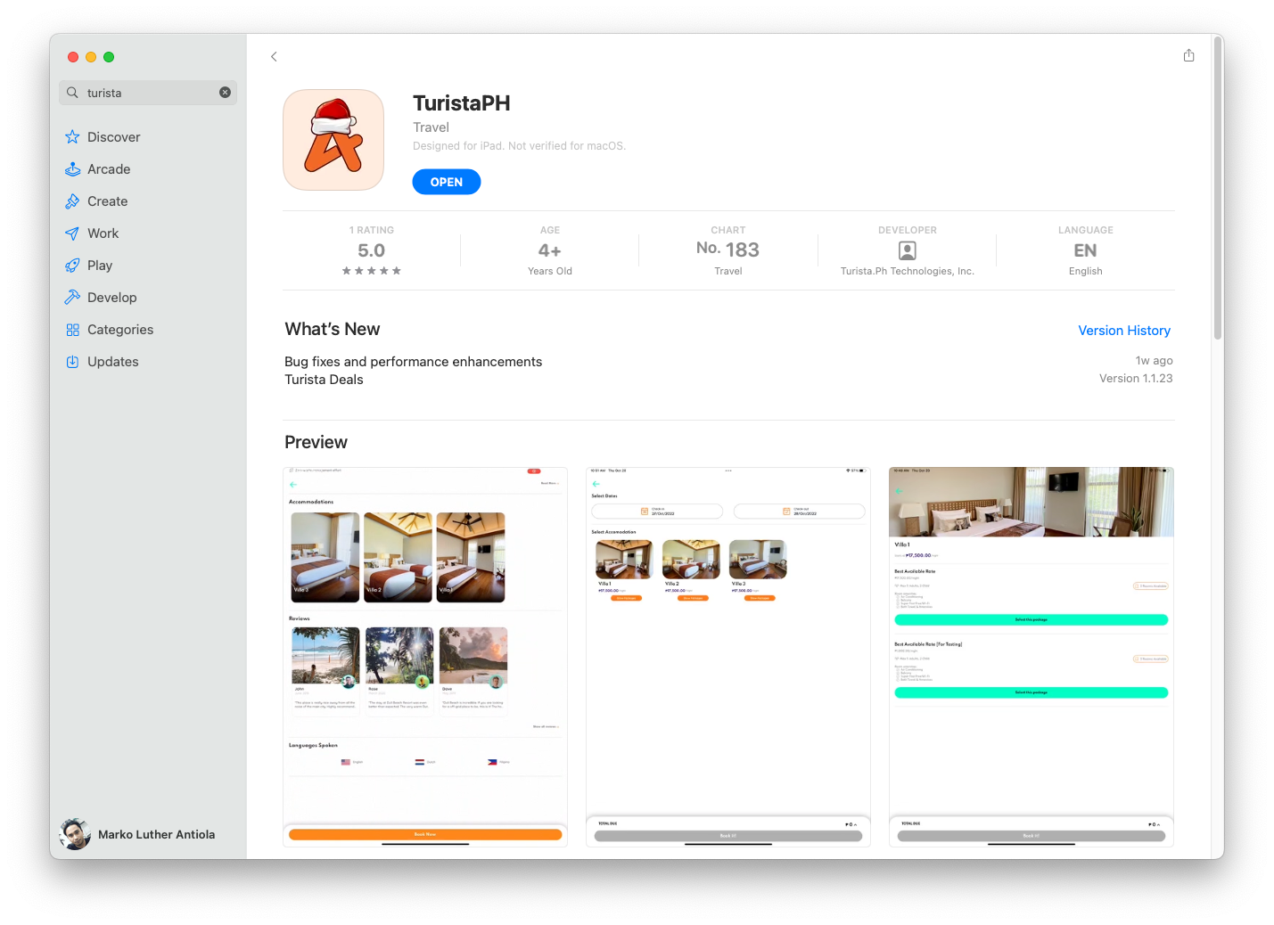 TuristaPH mobile app