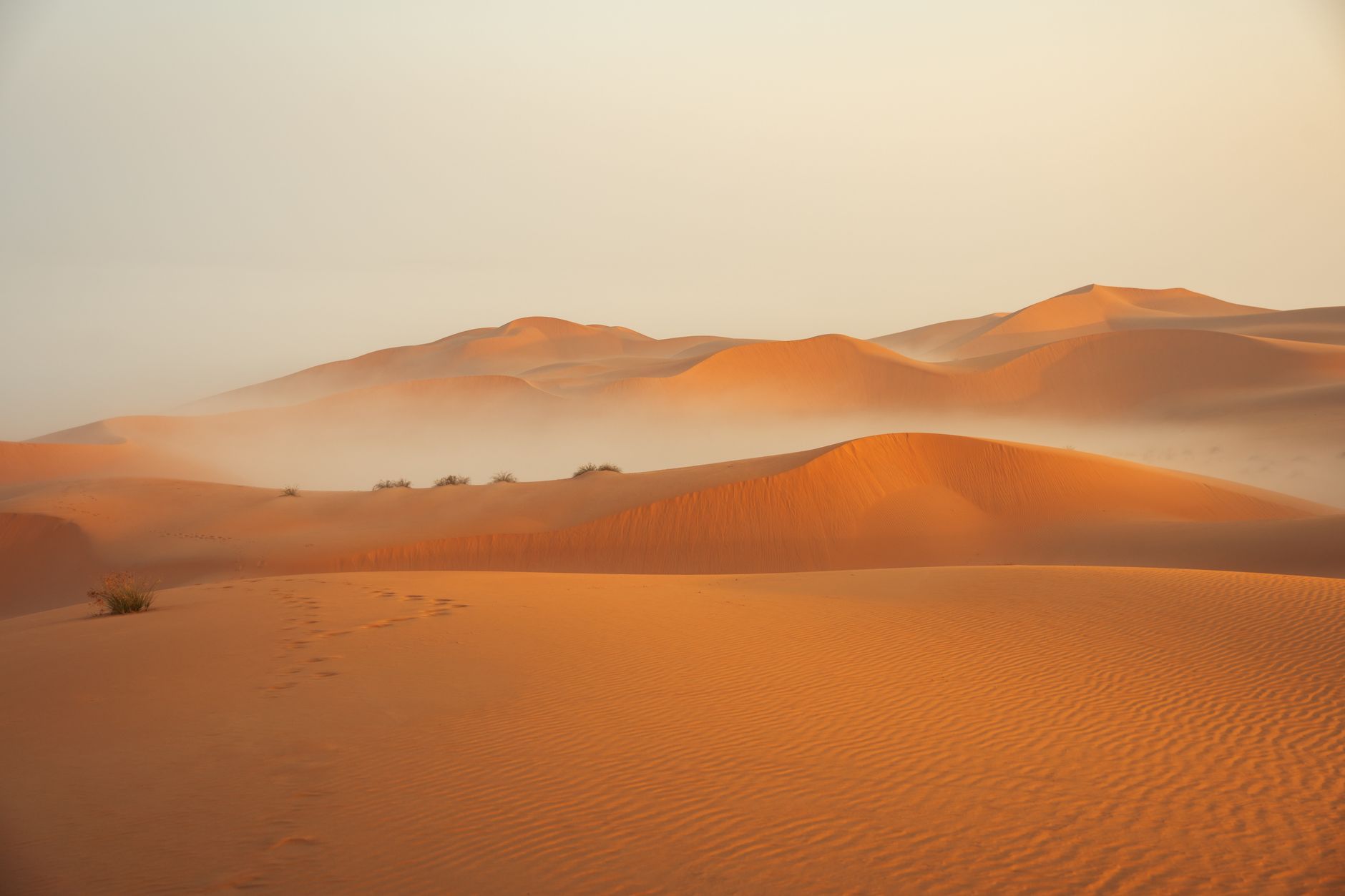 Sunrise over the Chegaga dunes