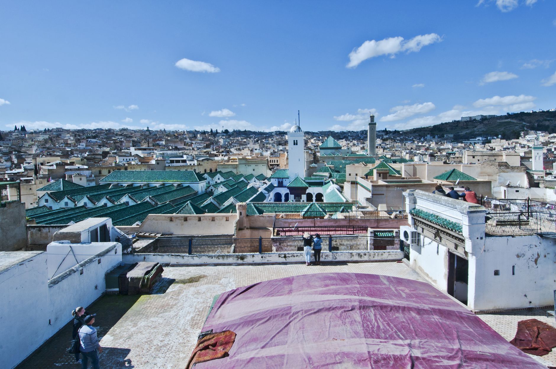 Rooftop view over the Fes medina