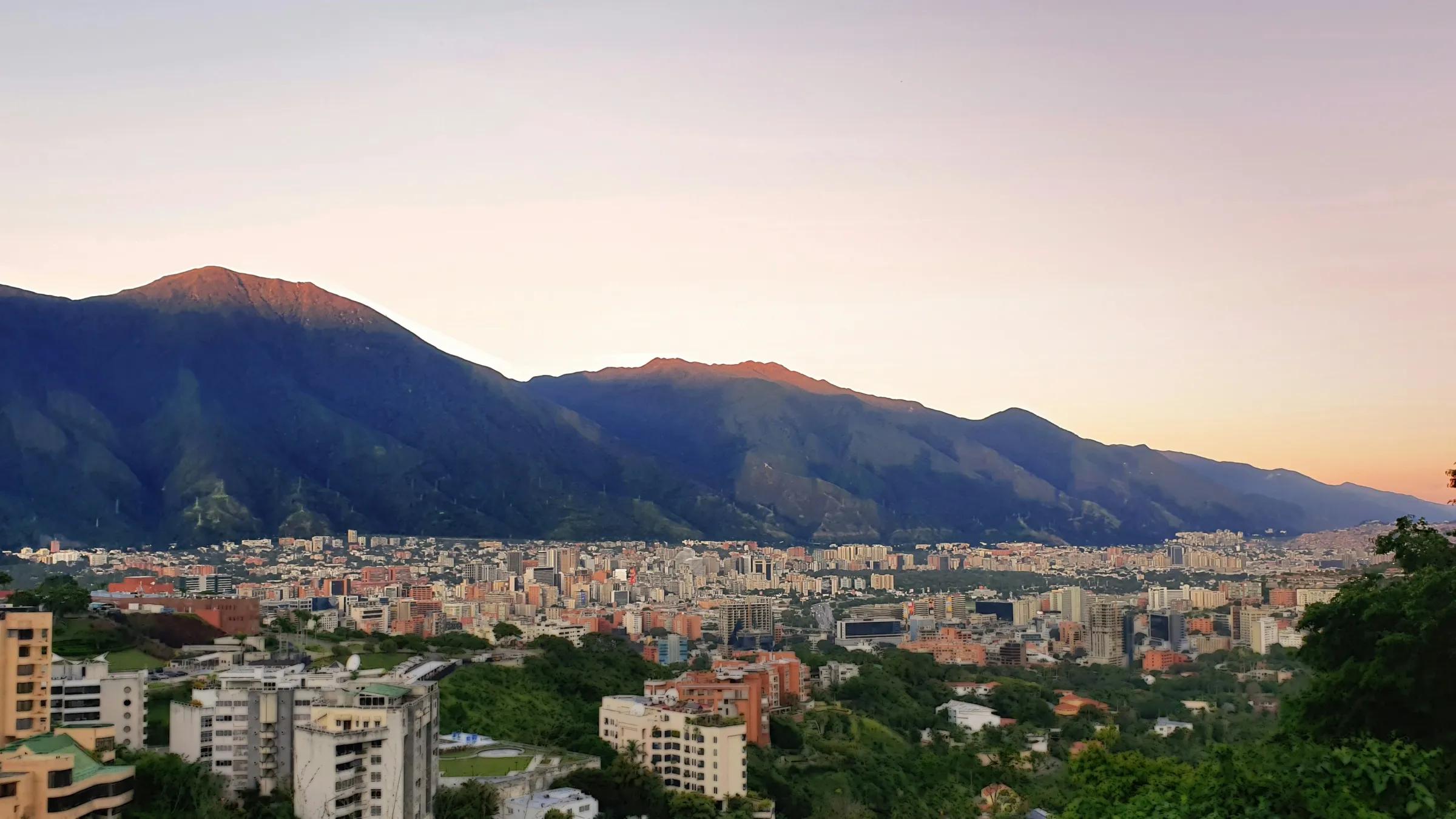 Caracas Skyline with El Ávila