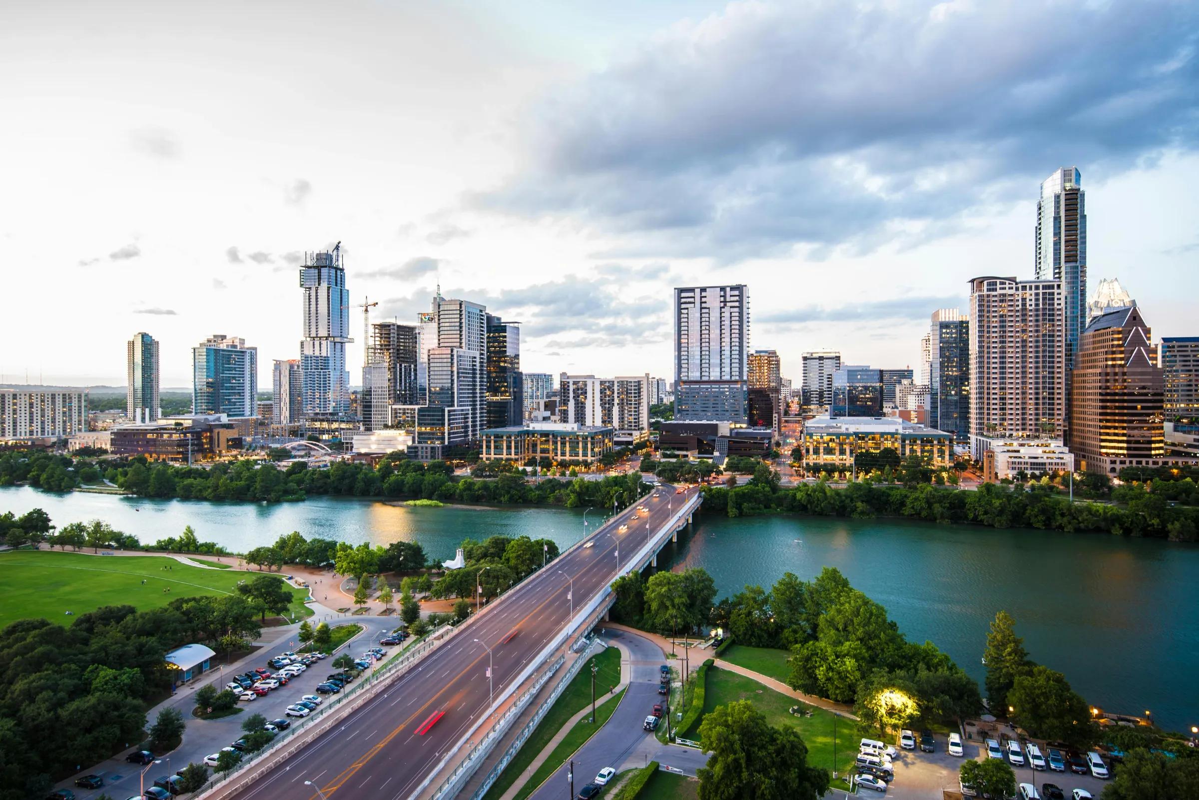Skyline view of Houston, Texas.