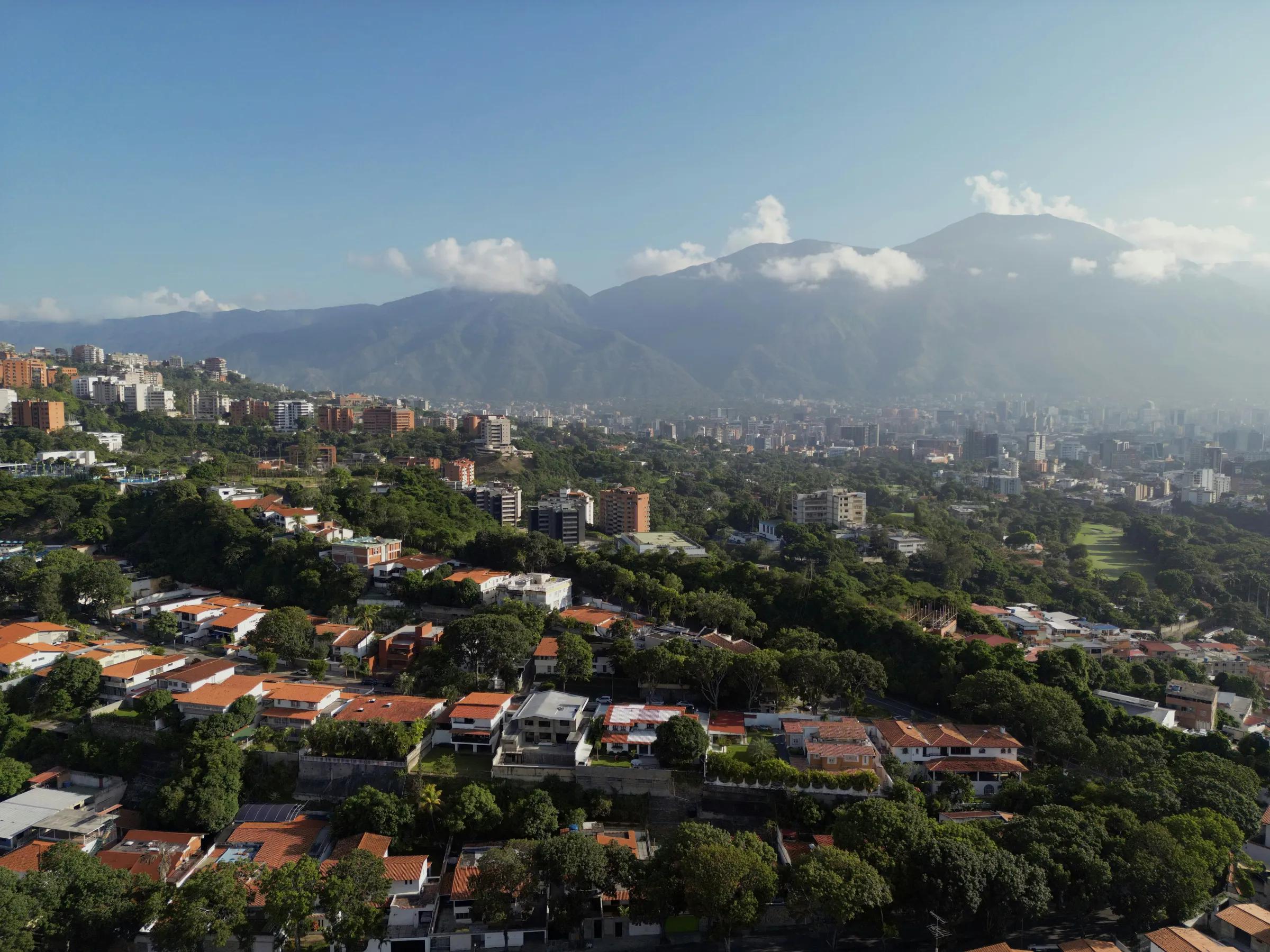 Caracas Skyline with El Ávila
