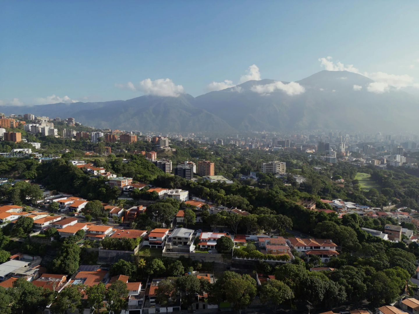Caracas Skyline with El Ávila