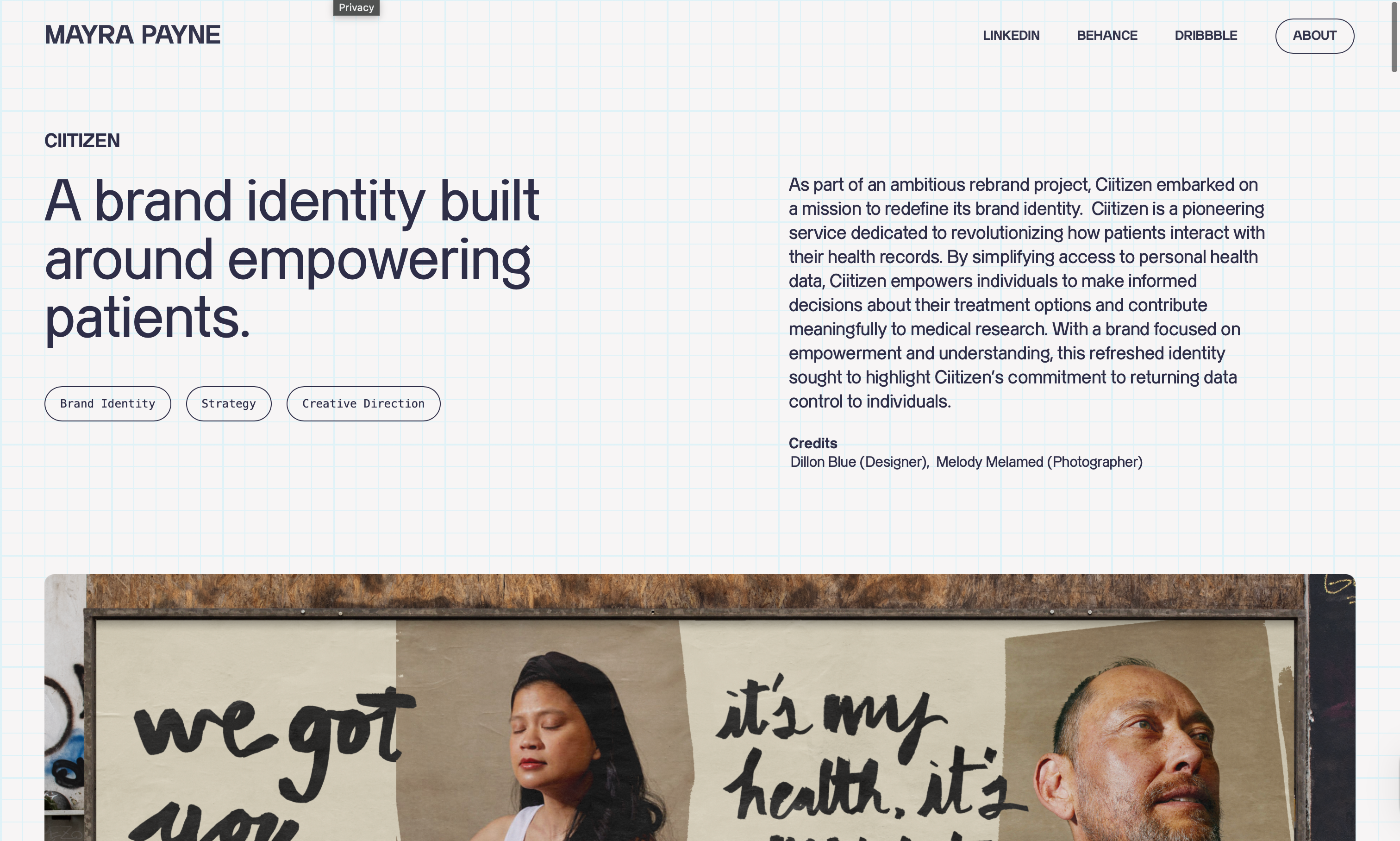 A brand identity built around empowering patients.