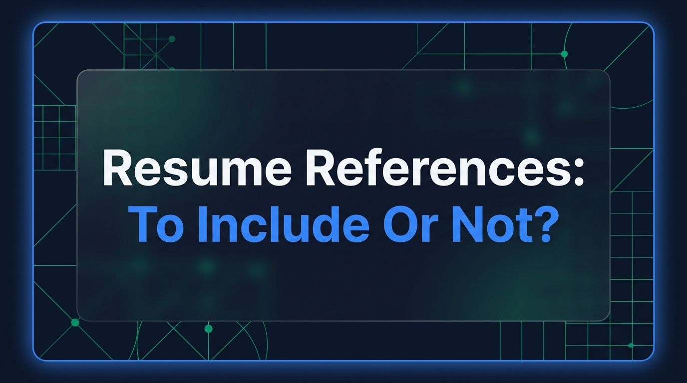 References on Your Remote Resume and When to Share Them
