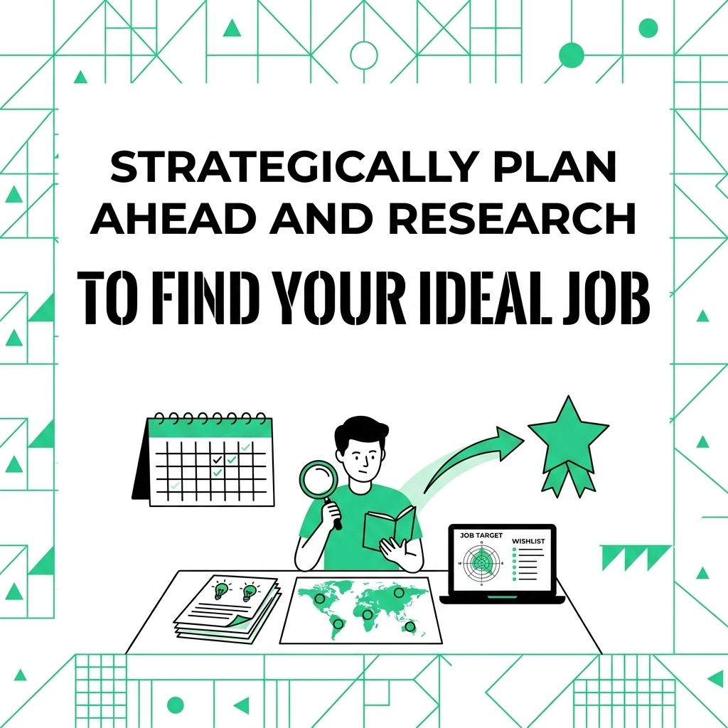 Plan Ahead and Research to Find the Job You Really Want