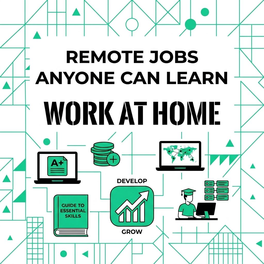 Work at Home Jobs Anyone Can Learn
