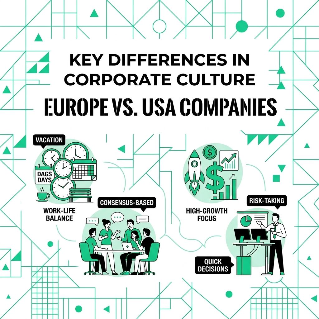 Differences Between Companies in Europe and the US