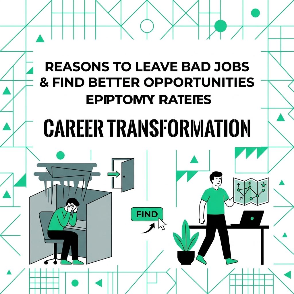 Why Find Better Opportunities and Leave Bad Jobs