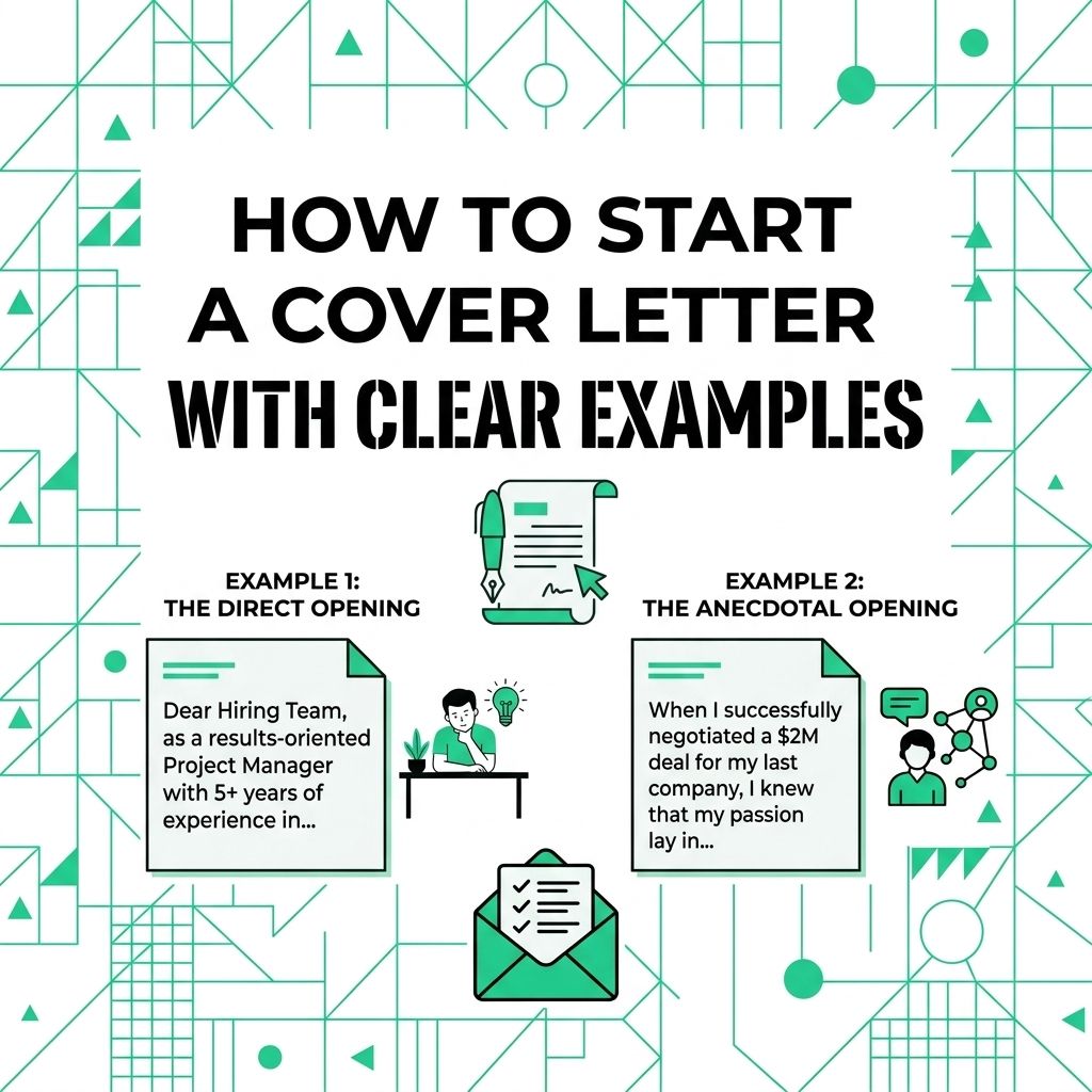 How to Start a Cover Letter With Clear Examples