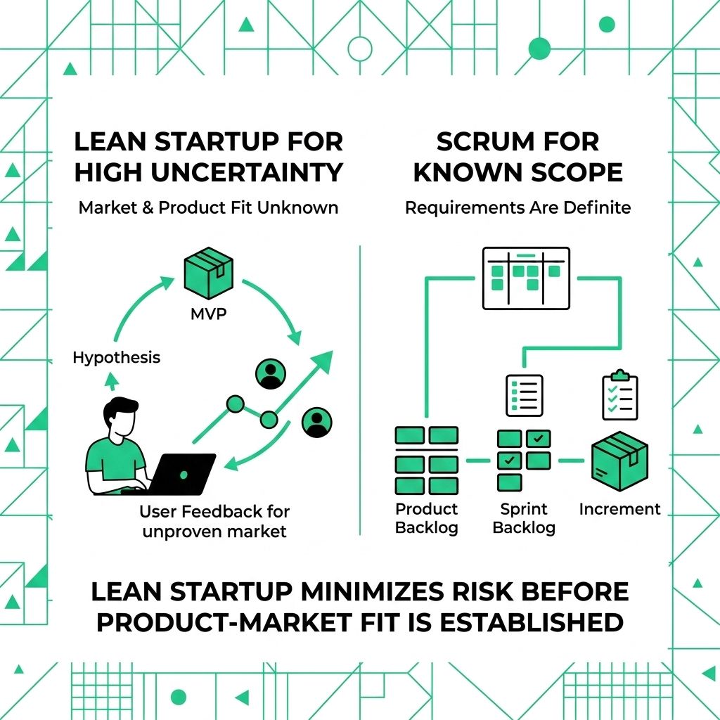 When Lean Startup Works Better Than Scrum