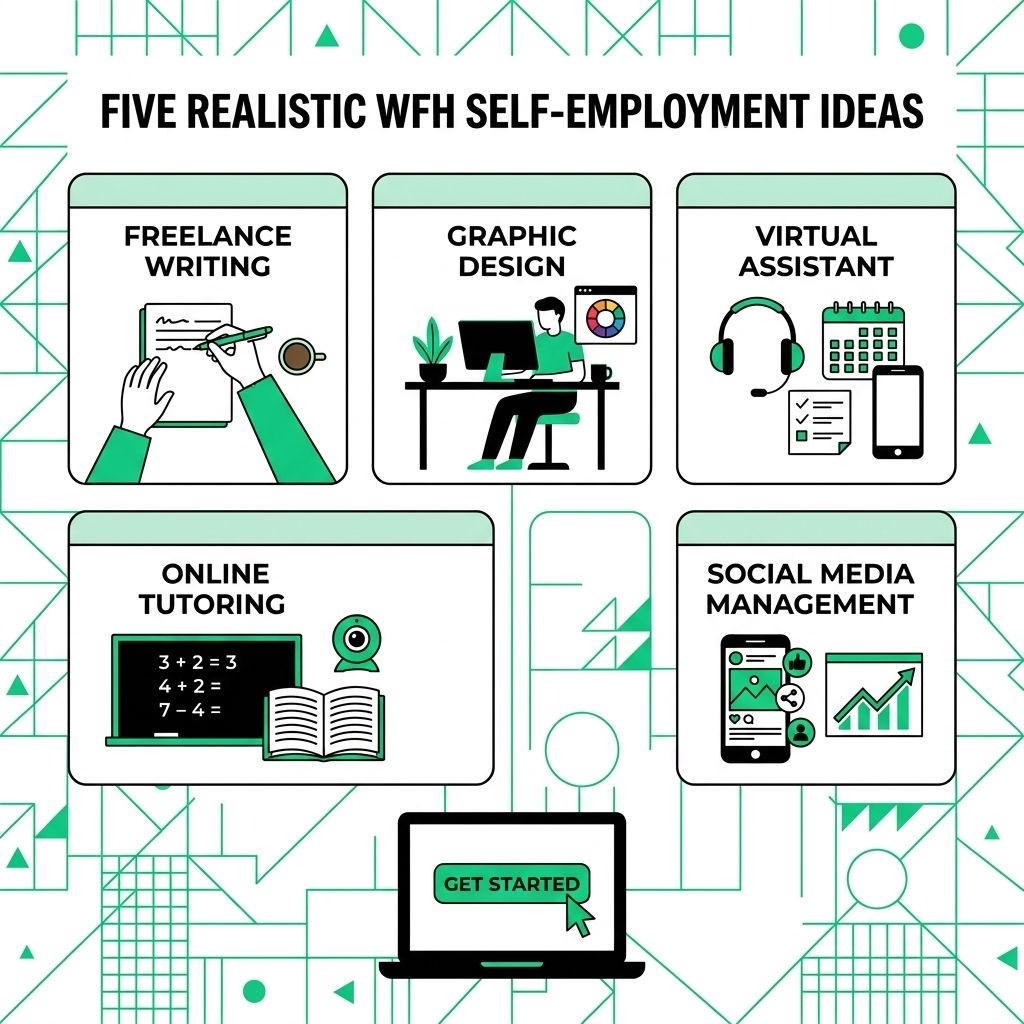 Five Realistic Work-From-Home Self-Employment Ideas
