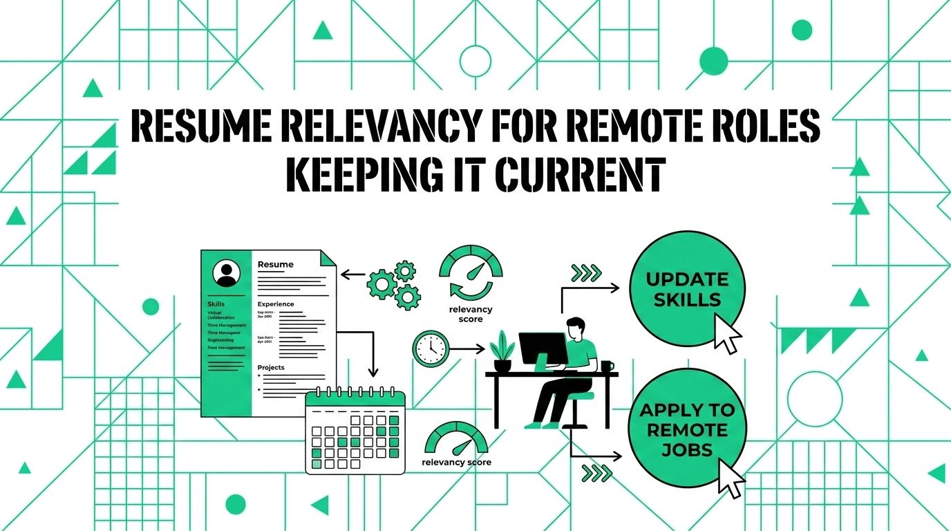Resume Relevancy and How to Keep It Current for Remote Roles