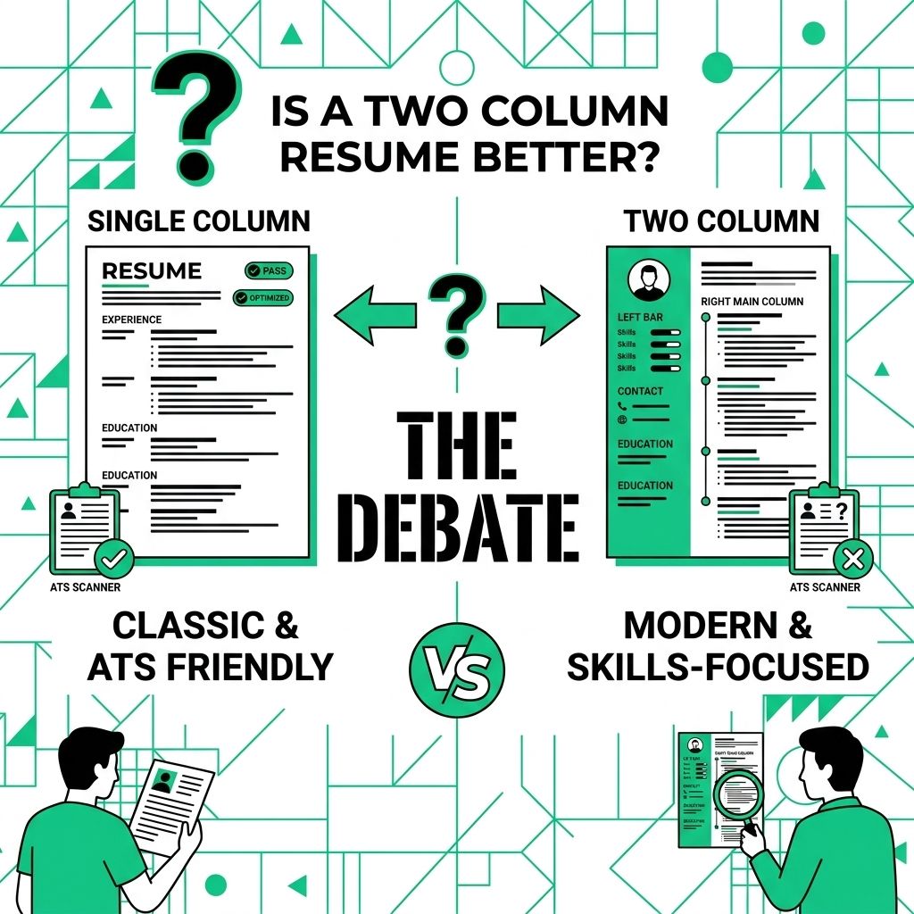 Is a Two Column Resume Better