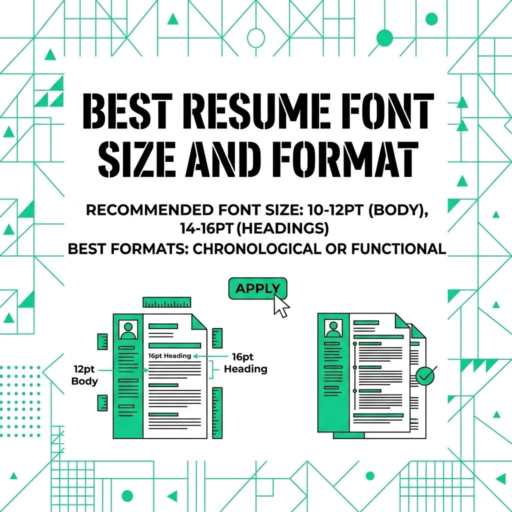 Best Resume Font Size and Format