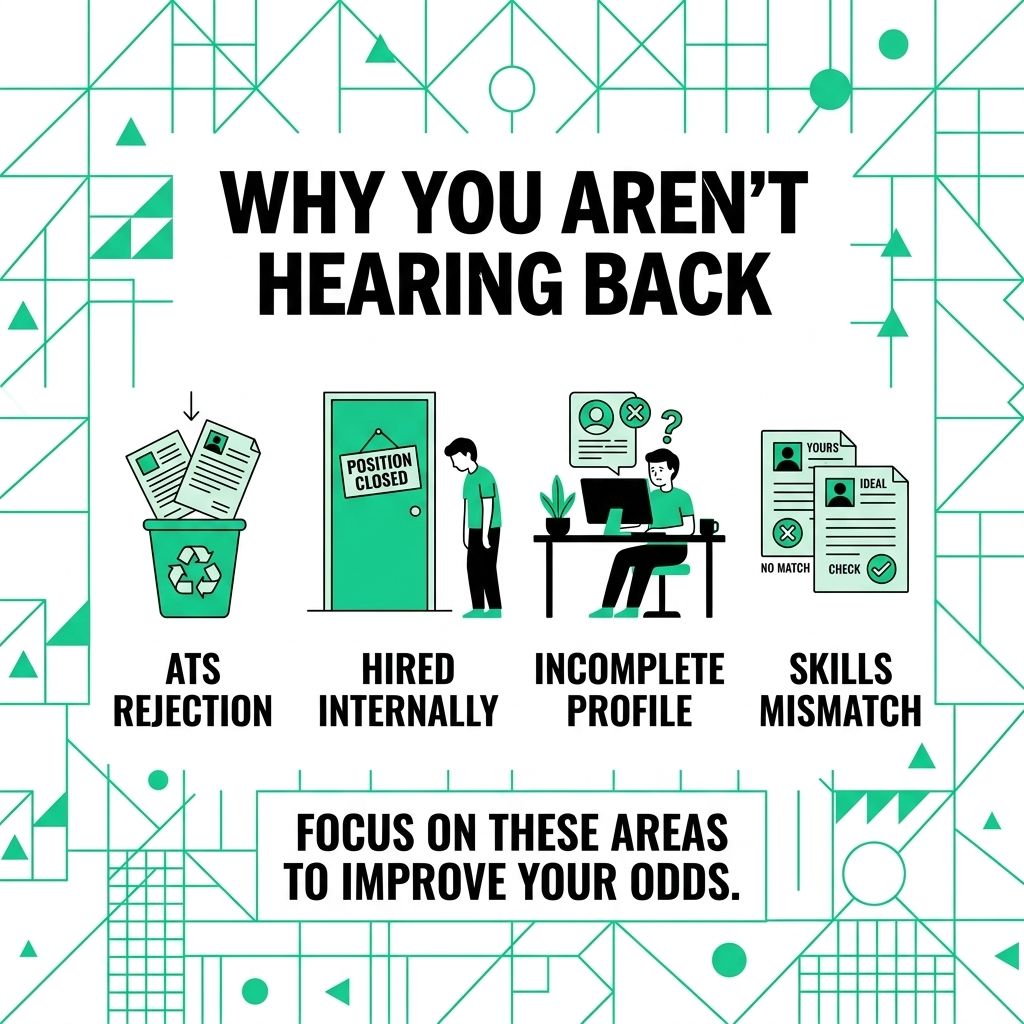 Reasons You Are Not Hearing Back About Jobs