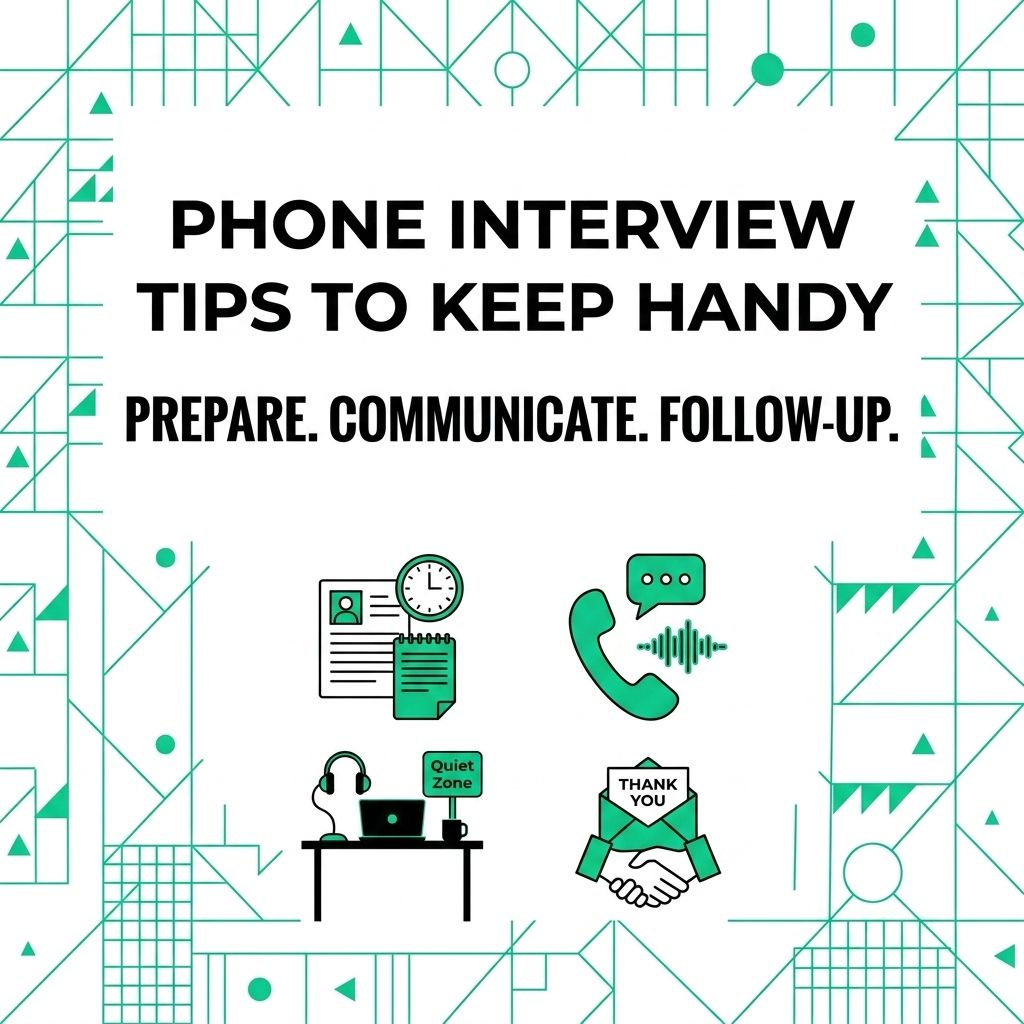 Phone Interview Tips to Keep Handy