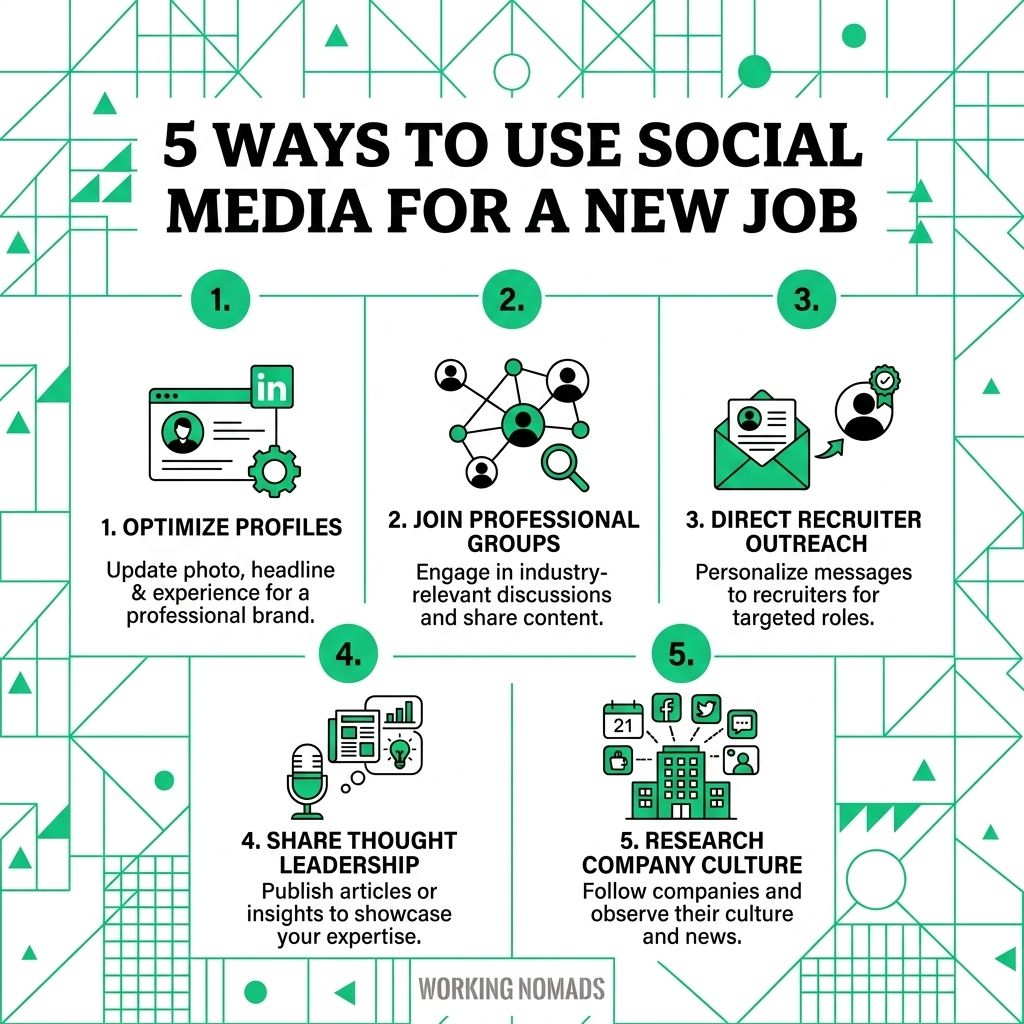 5 Ways to Use Social Media for a New Job