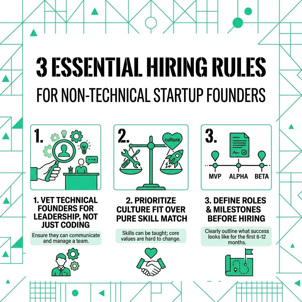 Three Hiring Rules for Non-Technical Startup Founders