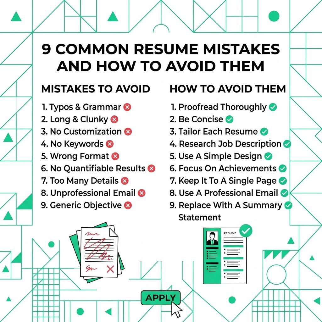 9 Common Resume Mistakes And How To Avoid Them