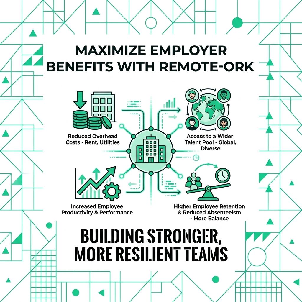 Remote Work Benefits for Employers