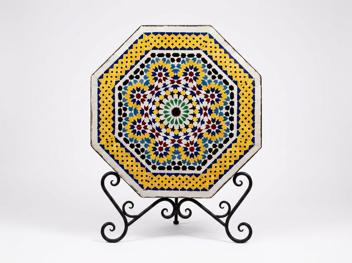 The Idris Octagonal Zellige Tabletop main view