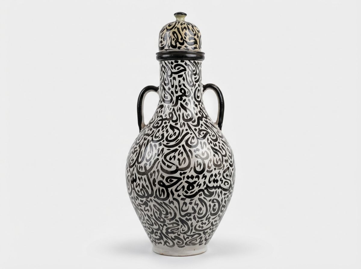 The 'Al-Qalam' Calligraphy Urn view 2