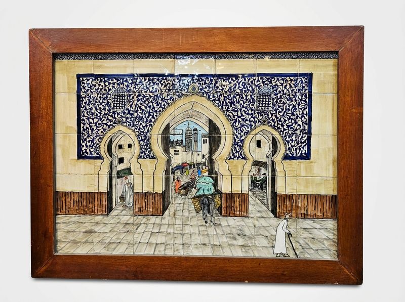 Bab al-Medina: The Blue Gate Ceramic Tableau
