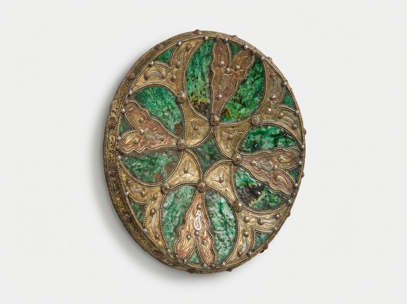 The Fes Emerald & Brass Filigree Medallion