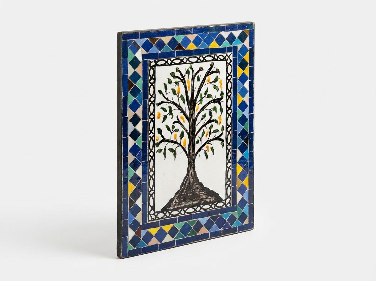 Jardin de Fes: The Zellige Tree of Life Panel view 3