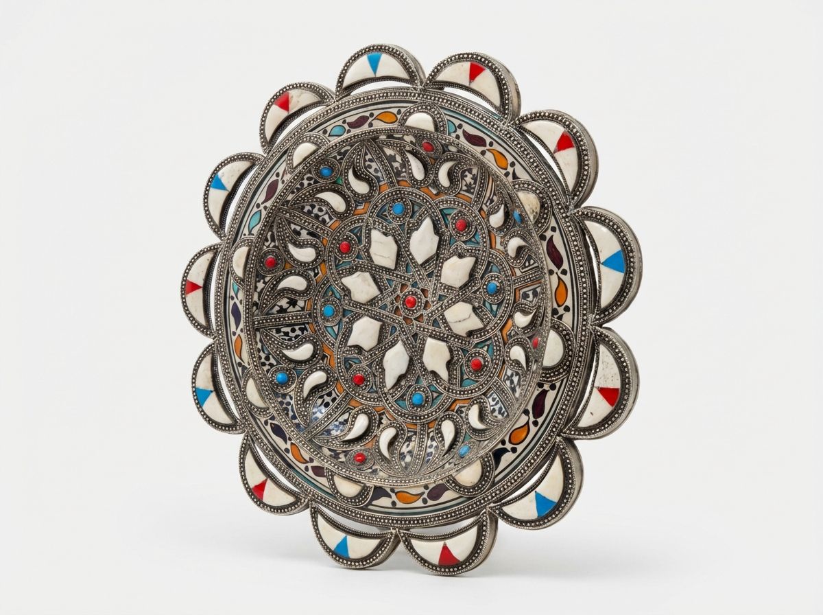 The Meknes Royal Starburst Charger view 2