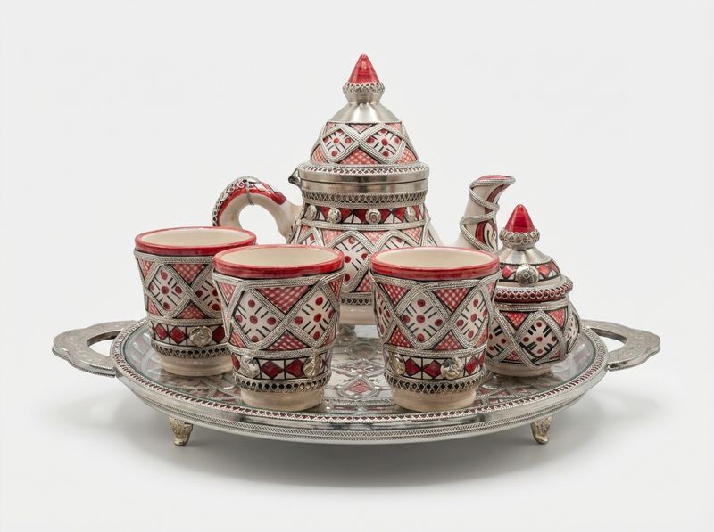 The 'Fassi' Filigree & Enamel Royal Tea Service