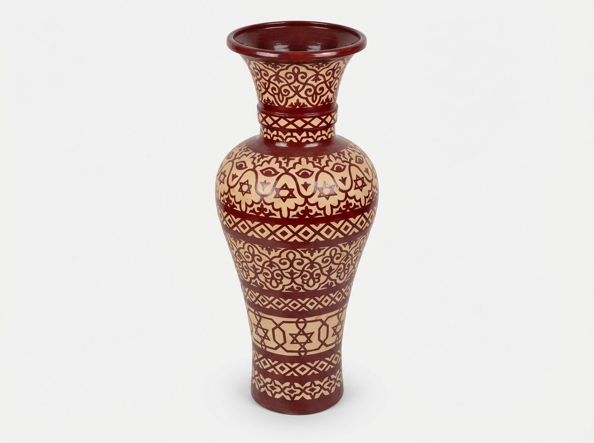 The Royal Fes 'Seal of Solomon' Floor Vase view 3