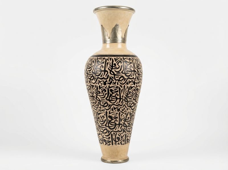 The Al-Khatib Calligraphy Floor Vase