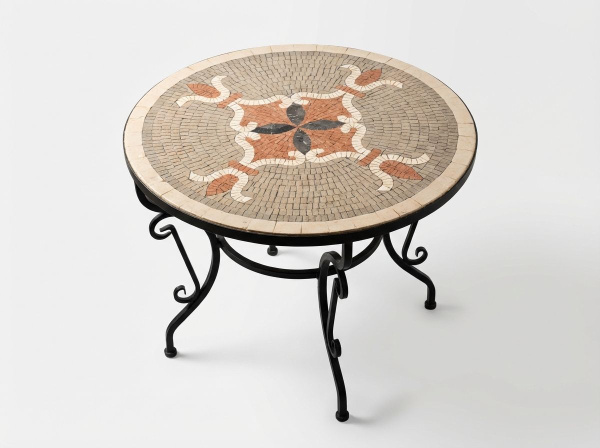 Andalusian Star Zellige Mosaic Tabletop view 3